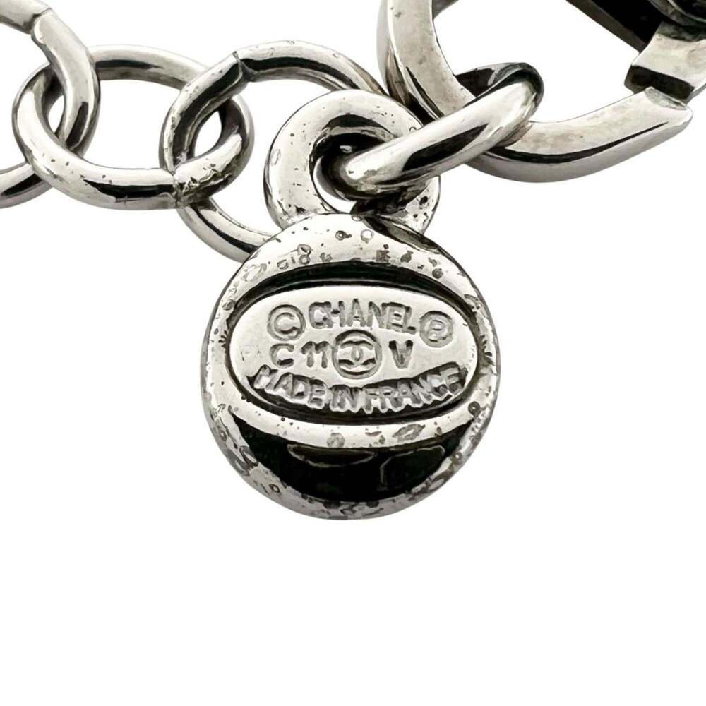 CHANEL Gold Diamond Logo Necklace - Picture 6 of 6